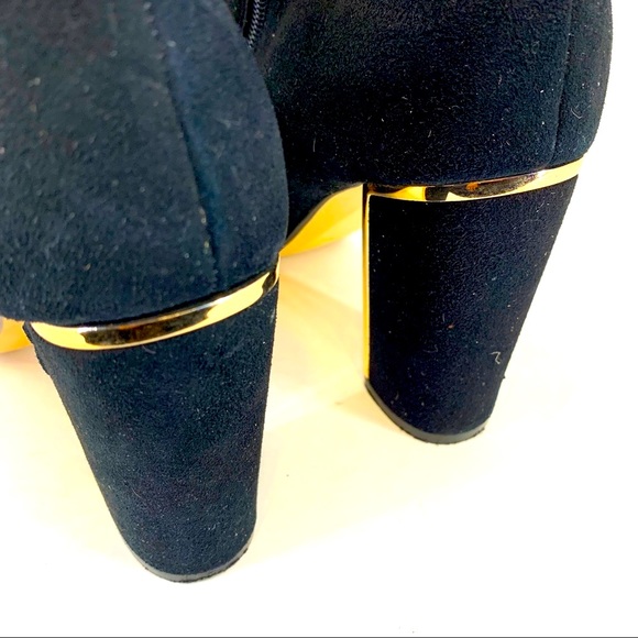 DUNES London Women’s Head Over Heels Perly Block Heel Ankle Boots Size 10 - Picture 9 of 16